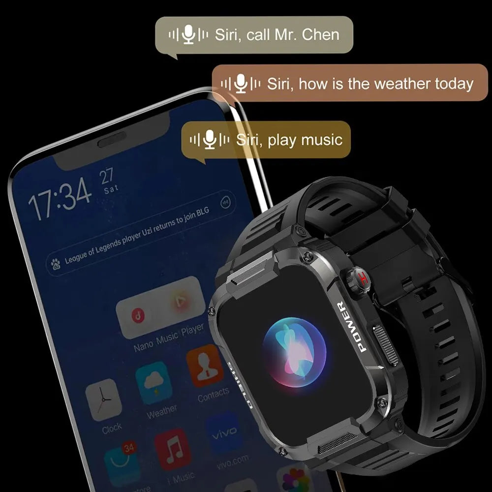Outdoor Military style Smart Watch
