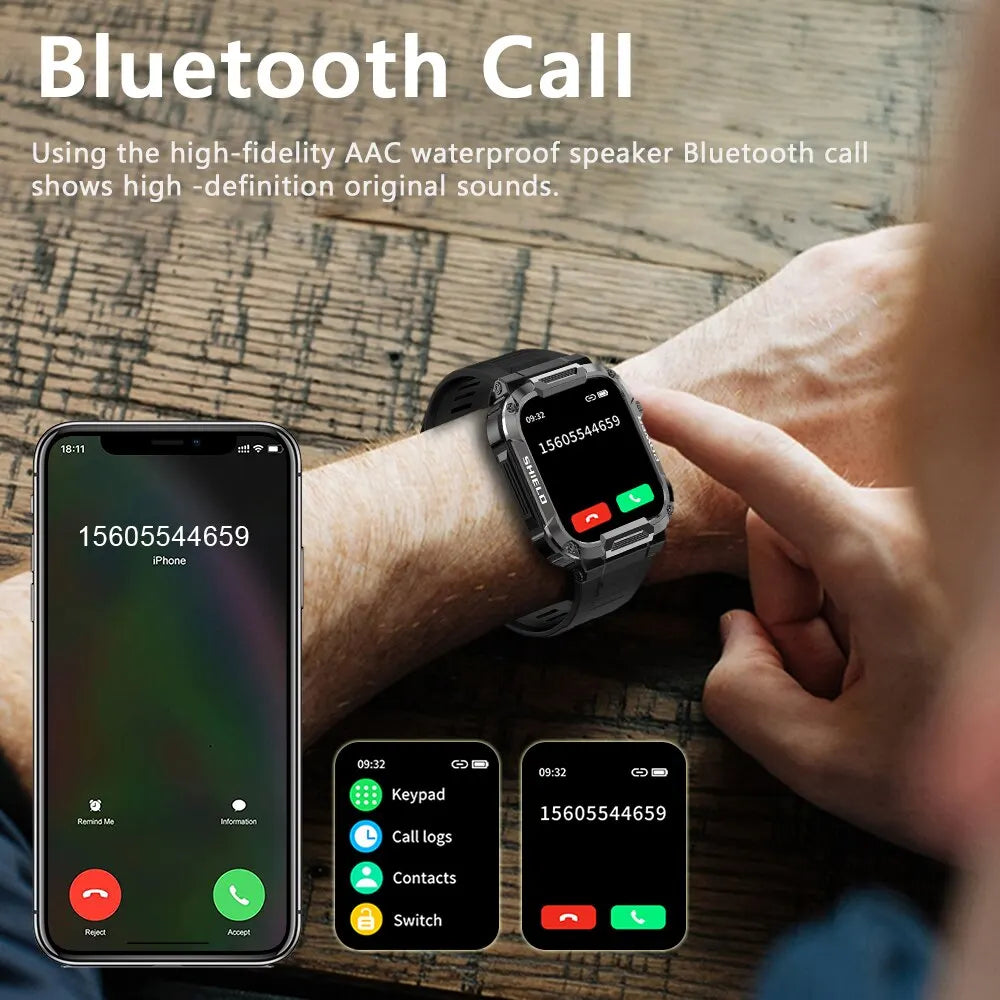 Outdoor Military style Smart Watch