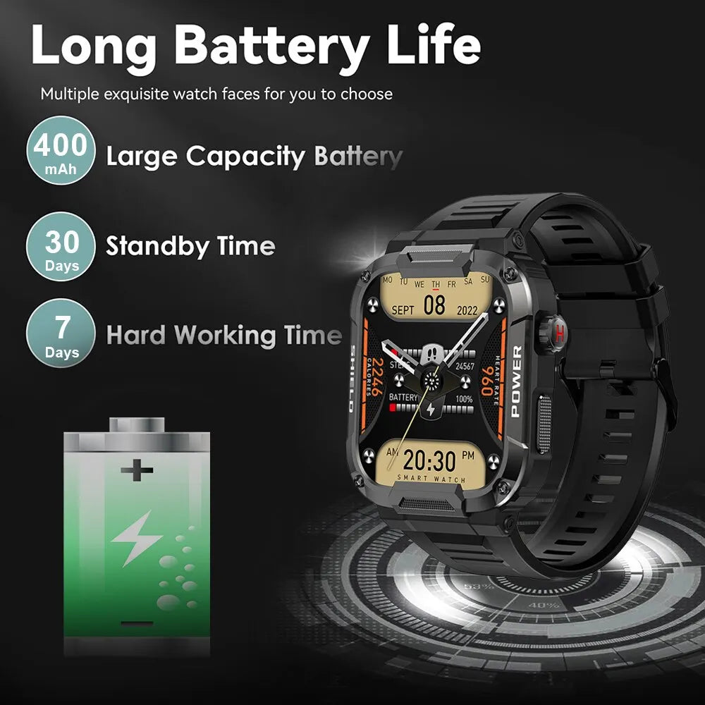 Outdoor Military style Smart Watch