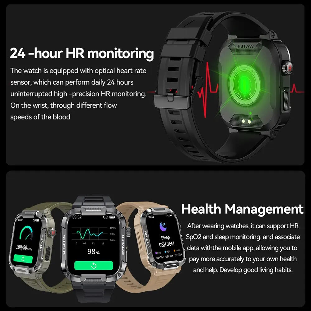 Outdoor Military style Smart Watch